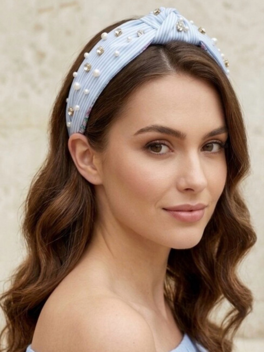NWT LILLY PULITZER EMBELLISHED PEARLS AND RHINESTONES HAIR HEADBAND